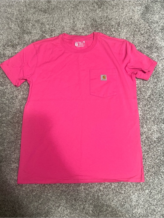 Carhartt Tops - Carhartt Women’s Pocket T-Shirt in Bright Pink